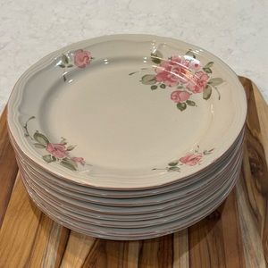 GIBSON China “Roseland” Dinner Plates